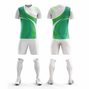 Nouveauté, meilleure qualité, ensembles d'uniformes de football unisexes sur mesure, respirants, séchage rapide, écologiques, 100% polyester, service OEM - Product Image 5