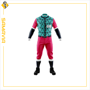 Conjunto de ropa de softbol de béisbol de poliéster transpirable, uniformes de equipo atlético con estampado de transferencia de calor, ropa deportiva ligera duradera - Product Image 6