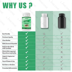 سترات الزنك OEM لامتصاص أقصى قدر من الفيتامينات مع لوتين زياكسانثين ، يدعم الزنك التوت البري ، والرؤية شفاء - Product Image 3