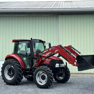 Tractor de Ruedas IH JX85 de 25 HP 4WD Rojo para Uso Agrícola con Motor y Cargador Frontal - Product Image 4