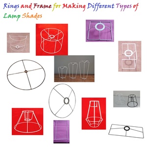 Nhà Máy cung cấp đèn bóng râm Spider Fitter khung với E27 giữ vòng để làm đế chế Mặt dây chuyền linen vải đèn Shades cho khách sạn - Product Image 5