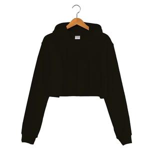 Sudaderas con Capucha Personalizadas de Otoño con Logotipo Propio, Ropa Casual para Mujer, Tops Cortos de Calle, Sudaderas Cortas de Algodón Francés - Product Image 2