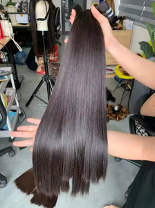 Perruques lisses comme des baguettes, cheveux humains vietnamiens, perruque à dentelle frontale, perruques en dentelle Remy, cheveux humains naturels - Product Image 3