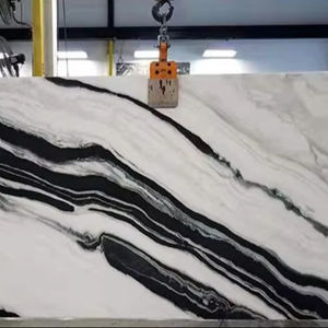 Factory Price Indian Panda White Marble Natural Stone Any Size Cut Eco-Friendly Durable Residential <b>Kitchen</b> <b>Islands</b> Villa Dining - Product Image 1