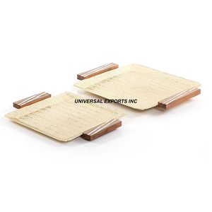 Elegante bandeja de chocolate de metal con acabado plateado Juego rectangular Dos platos de chocolate ecológicos decorativos más vendidos Diseñador - Product Image 4