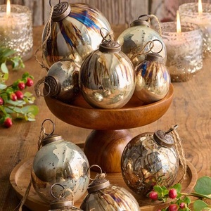 Bolas de Navidad colgantes elegantes, adornos de campana de latón macizo, decoración de pared de árbol, caja personalizable, proveedor de alta calidad a buen precio - Product Image 1