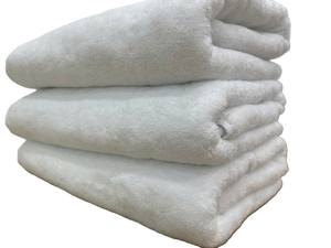 Serviettes de bain rectangulaires en coton 100% tissé, certifiées OEKO-TEX, écologiques, durables, à séchage rapide, douces pour la peau, couleur unie, pour hôtels et spas - Product Image 2
