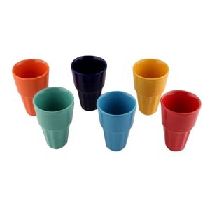 Tazas de té multicolores de cerámica para decoración del hogar, figurita hecha a mano de alta calidad para la oficina, artículos de regalo, taza 09/48628 - Product Image 2