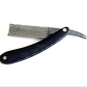 Rasoir de coiffeur professionnel en acier damas avec échelle en os de chameau Produit de qualité supérieure - Product Image 1