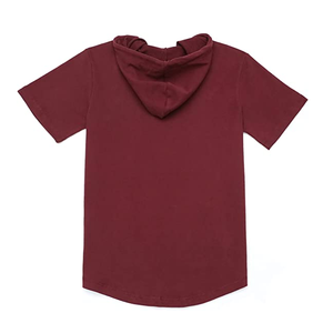 Premium Men's XS Casual <b>Short</b> <b>Sleeve</b> <b>Hoodie</b> Sweatpants Breathable Zipper Design Sublimated Pattern Made Polyester/Cotton Summer - Product Image 1