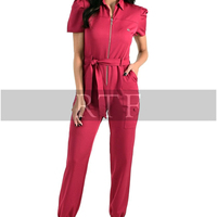Combinaisons de travail pour femmes sur mesure, ensembles d'uniformes, confortables, tendance, une pièce, combinaison de travail médicale pour femmes par Raw Fine