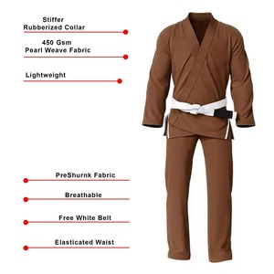 New ODM and OEM Factory Price Martial Arts Jiu Jitsu Jitsu Uniform Wholesale Uniform Sets Made in Pakistan - Product Image 5