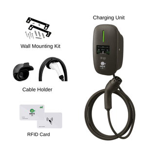 Cargador de CA Inteligente para Vehículos Eléctricos de 22kW con Interfaz TIPO 2, Entrada de 380V, Uso Doméstico, Cable Conectado, Tarjeta RFID, Control por Aplicación Móvil - Product Image 1