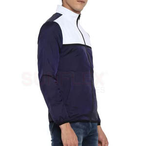 Top d'entraînement zippé le plus vendu Veste d'entraînement de couleur unie à fermeture éclair de haute qualité - Product Image 4