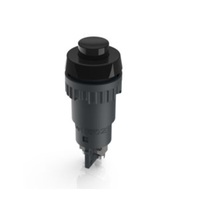 18mm 2NO RAFI 1.01102 nero momentaneo interruttore a pulsante in plastica struttura elettronica 250v Max. Tensione in magazzino