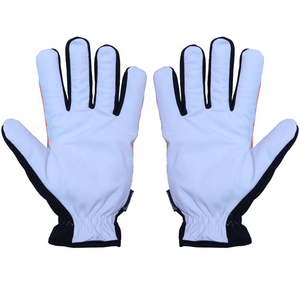 Heavy Duty Winter Mechanic Work <b>Gloves</b> White 100% Leather <b>Touchscreen</b> Breathable Eco-Friendly Thermal - Product Image 6