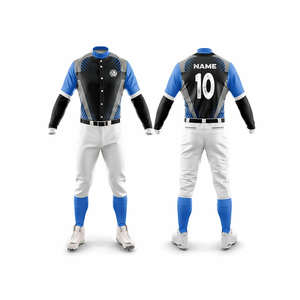 Uniformes de béisbol unisex de la mejor calidad, servicio OEM, logotipo de diseño personalizado, ropa deportiva transpirable de secado rápido hecha en Pakistán - Product Image 6