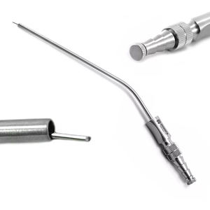 Instrument médical manuel en acier inoxydable, tube d'aspiration dentaire Frazier 2,67 mm, certifié CE, instruments chirurgicaux ORL pour les oreilles et le nez - Product Image 1
