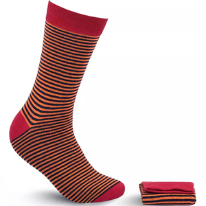 Calcetines largos de algodón Spandex 100% personalizados para hombre, transpirables y cálidos, de moda, lisos, antideslizantes, elásticos, de alta calidad - Product Image 3