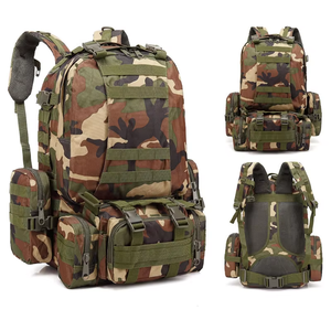 Mochila Táctica de Camuflaje para Aventuras al Aire Libre, Diseño Multicompartimento, Mochila de Hidratación, Impermeable, con Características Antirrobo - Product Image 2