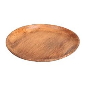 Bandeja de servicio de madera redonda de lujo hecha a mano para decoración de fiesta bandeja de servicio de comida Mesa hecha a mano - Product Image 4