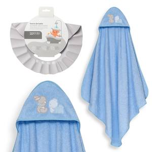 Bleu 1X1 MT. Ensemble de bain Mod Osso Tumbado Conejito avec chapeau, comprend une serviette de bain - Product Image 1