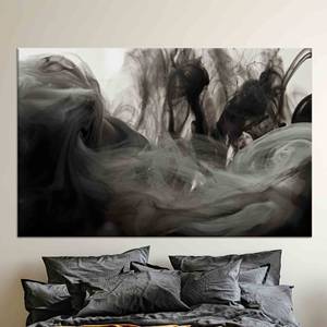 Impresión en Lienzo Gris Humo: Arte Mural Moderno para Cuartos de Hombre con Estilo, LIENZO ENROLLADO - Product Image 1