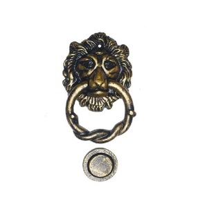 Aldaba de puerta de figurita de hombre de Metal, accesorio de puerta de Metal, uso decorativo elegante para el hogar para puertas principales, Hardware - Product Image 6