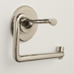 Porte-papier hygiénique mural en fer noir rustique avec texture mate Artisan fait à la main conçu pour les salles de bain décoratives - Product Image 6