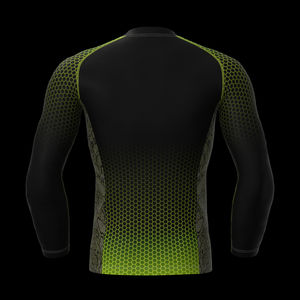 Camisas de compresión personalizadas Hombres Sublimación personalizada Rash Guards Hombres Fighting Manga larga - Product Image 3