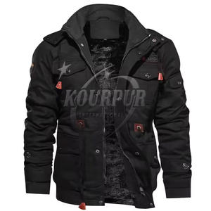 Chaqueta Bomber elegante de cuero Vintage para hombre 100% Pure Outerwear con diseño elegante disponible en todos los tamaños-ODM Supply - Product Image 5