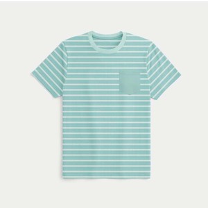เสื้อเชิ้ตลายทางแขนสั้นสำหรับผู้ชาย, เสื้อเชิ้ตลำลองผ้าฝ้าย100% น้ำหนักเบาสำหรับฤดูร้อนและสวมใส่ทุกวัน - Product Image 1