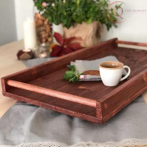 Bandeja de Servir de Madera Ligera, Duradera y No Tóxica con Asas Cómodas, 100 Piezas MOQ para Uso Diario en Cocina, Hogar y Restaurante - Product Image 4