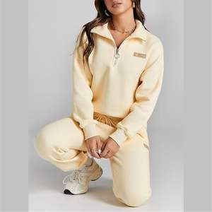 ชุดวอร์มมีฮู้ดสำหรับผู้หญิงไซส์ใหญ่ สไตล์ทันสมัย ชุดสองชิ้น เสื้อแขนยาว กางเกงขายาวทรงกว้าง สำหรับใส่ลำลองในฤดูหนาว - Product Image 6