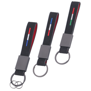 Handmade Custom Design LOGO Leather Car Metal <b>Key</b> Chain Men's Car Keychains - Product Image 1