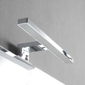 Baltimora Lamp-<b>Mirrored</b> <b>Wall</b>-Hung Bathroom Cabinet 60cm Sink & Glossy White Drawers Bathroom <b>Sets</b> - Product Image 6