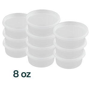 ProTakeOut [9 Oz] Contenedores de PP Resistentes para Alimentos con Tapas, 20 Sets, Aptos para Microondas y Congelador, Duraderos y Antiderrames - Product Image 3