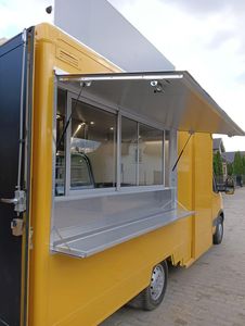 Remolque de Comida Móvil Verde, Camión de Comida de Triple Eje, Carrito de Comida de Acero Inoxidable para Servicio al Aire Libre - Product Image 3