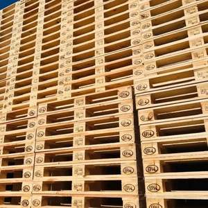 พาเลทไม้ยูโรแบบพลิกกลับได้ขนาดใหญ่วางซ้อนกันได้ทนทาน - Product Image 5