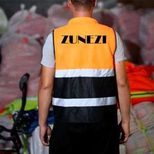 Malla industrial de poliéster de alta visibilidad ANSI Clase 2 Chaleco impermeable para trabajadores de la construcción Ropa DE TRABAJO Chaqueta de alta visibilidad Invierno - Product Image 6
