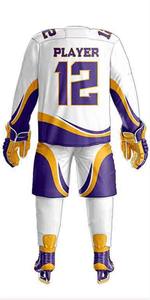 Ensembles de maillots de hockey sur glace personnalisés en gros, vêtements de sport de haute qualité de dernière conception, uniformes d'équipe OEM pour adultes fournisseur - Product Image 3