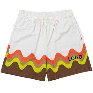 Prix usine 2025 tendance haute qualité hommes imprimé Shorts XS-6XL Logo personnalisé haute rue motif solide femmes Shorts - Product Image 6