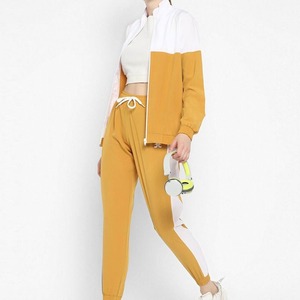 2025 nueva moda deporte chándal parte delantera bolsillo con cremallera deportes jogging 100% poliéster entrenamiento polar chándal - Product Image 6