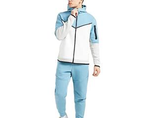 Qualité supérieure 2025 Street Wear Polaire Homme Track Suite Personnalisé 2 Pièces Polyester Sport Survêtement Ensemble Hommes - Product Image 5