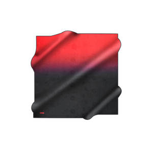 Custom Cotton Floral Handkerchief <b>Scarf</b>-Black and <b>Red</b> Square Design - Product Image 1