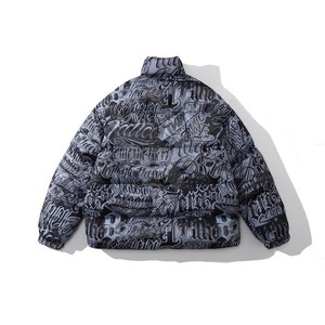 Veste matelassée pour homme avec logo personnalisé, manches longues, capuche, vêtements d'hiver et prix de gros, veste matelassée - Product Image 2