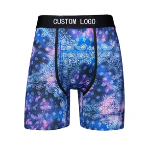 Venta al por mayor de verano Casual Ecológico Hombres Calzoncillos Ropa interior Poliéster Sublimación Boxer en blanco para hombres Tanga - Product Image 1