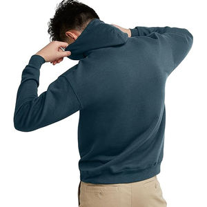 Warm <b>men</b> <b>hoodie</b> <b>sherpa</b> <b>fleece</b> thick cozy winter oversized streetwear custom logo factory bulk private label supplier - Product Image 2