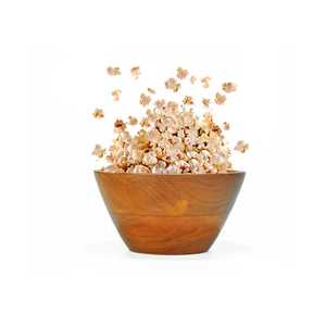 Bol en bois artisanal écologique avec intérieur en émail coloré, bol de service élégant pour les collations et les salades, passe au lave-vaisselle - Product Image 3