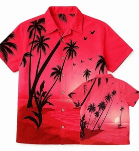 100% algodón de alta calidad para hombre camisa hawaiana palmera Aloha ciervo playa Vacaciones verano fiesta de gran tamaño ropa a granel - Product Image 5